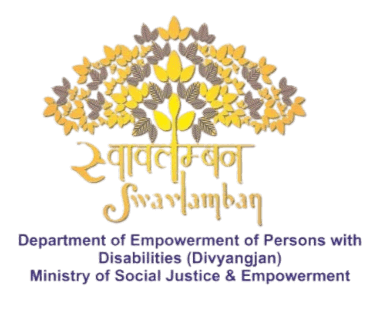 Logo of the Department of Empowerment of Persons with Disabilities, Ministry of Social Justice & Empowerment.